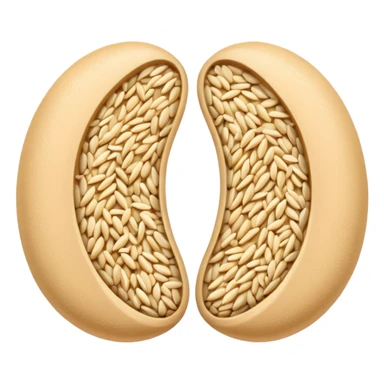 two sesame seeds sticker