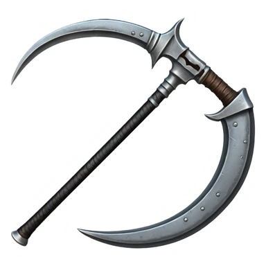 Give me the emoji reguler of the grim reaper scythe i want it to have same textures as this 😁⚰️ sticker