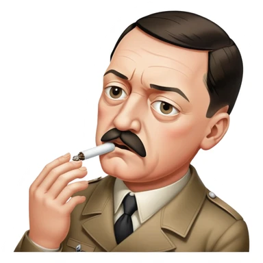 Hitler snorting cocaine   sticker