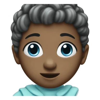 baby blue butterfly sticker