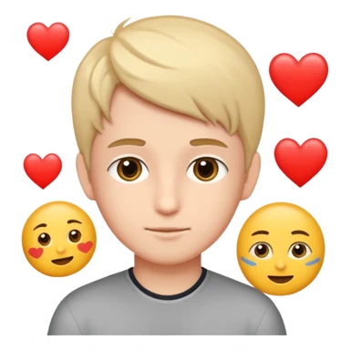 Romantic animated sticker boy
Cute emojis around 😗😏🥰😍😘😚
Fancy Persian text:
نازنین هیچوقت ولت نمی‌کنم
Soft animation, love style
 sticker