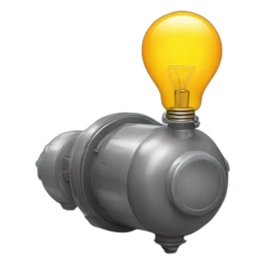 Bombilla filamento sticker