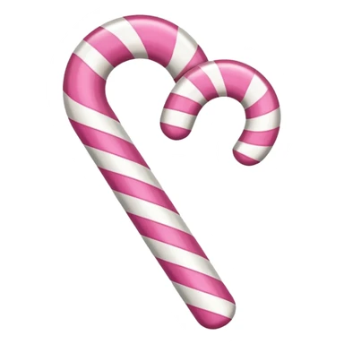 PINK CANDY CANE sticker
