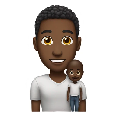 Black guy with baby oul sticker