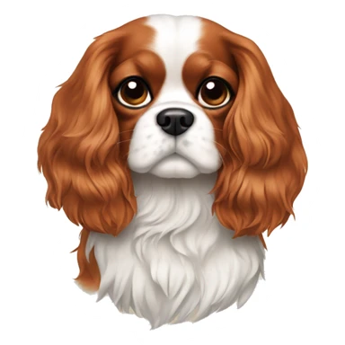 cavalier king charles spaniel in home sticker