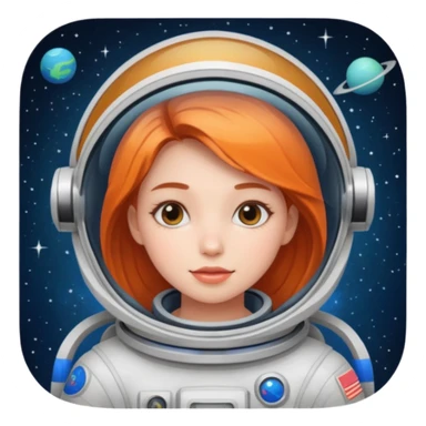 Una chica en el espa sticker