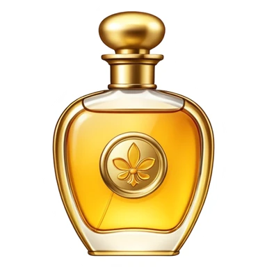 Esthetic light gold perfume  sticker