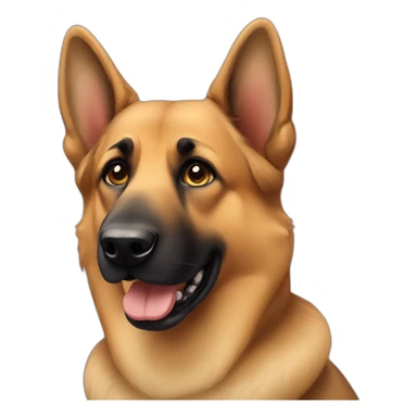 german sheperd sticker