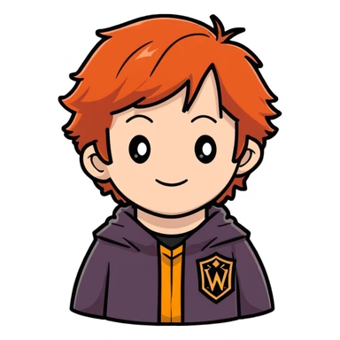 Ron Weasley from Harry Potter sticker