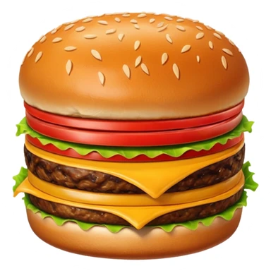 burger patty sticker