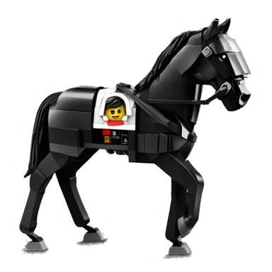 Lego horse racing Darth Vader’s horse  sticker