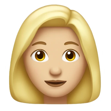 Fat blonde woman sticker