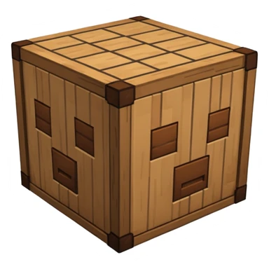 Minecraft crafting table sticker