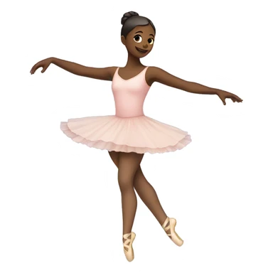 Girl dancing ballet sticker