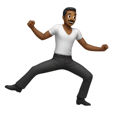 Dancing man sticker