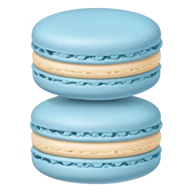 Completely Light blue macaron sticker