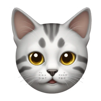 Cat without eye sticker