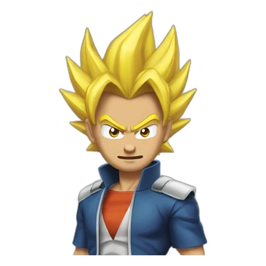Super saiyan 3 jokowi sticker