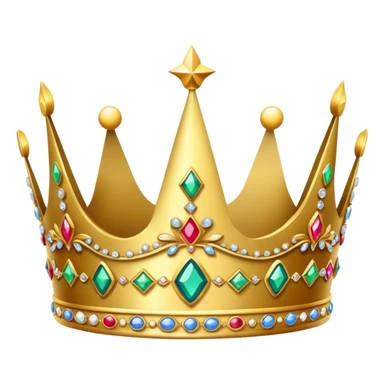Birthday crown sticker