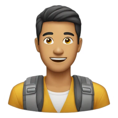 indonesian guy sticker