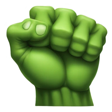 hulk fist sticker