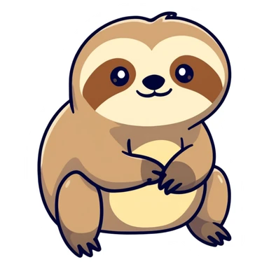 Sloth from the goonies sticker