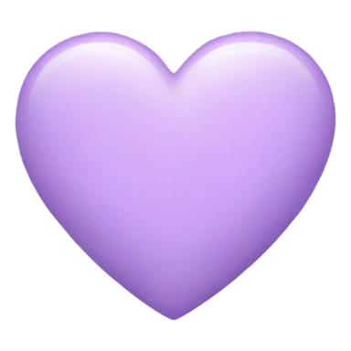 Pastel purple heart  sticker