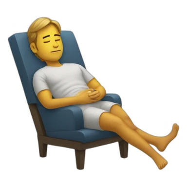 Doing nothing sticker