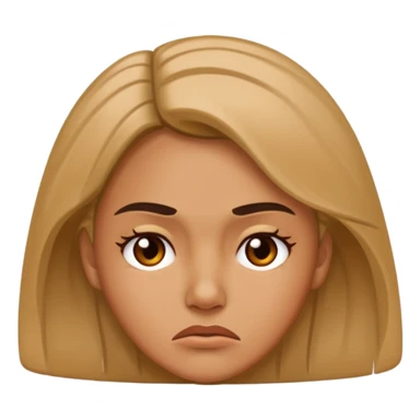 mujer diciendo no  sticker