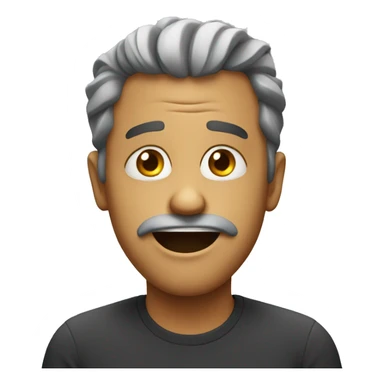 Sarcastic face  sticker