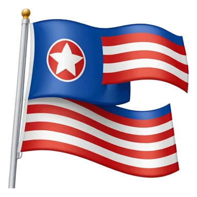 FR yugoslavia flag blue white red sticker