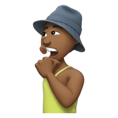 DAB avec les bras sticker