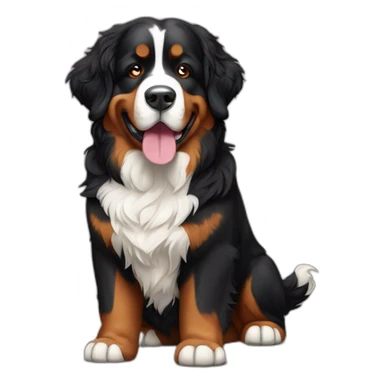 Bernese Mountain Dog big paws sticker