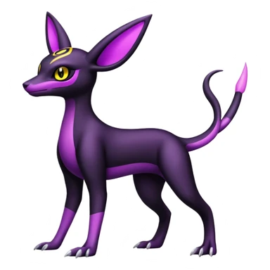 Salazzle-Umbreon-Fakémon-hybrid-creature (full body)  sticker