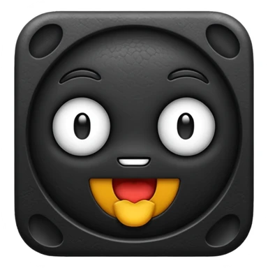 Gamcha black  sticker