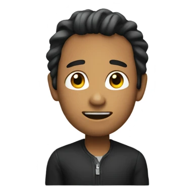 a mii like apple emoji sticker