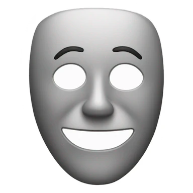 COMEDY MASK sticker