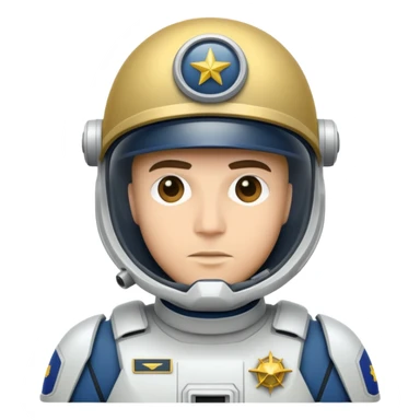 curious spaceship marine trooper sticker
