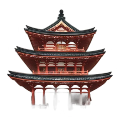 Temple japonais  sticker