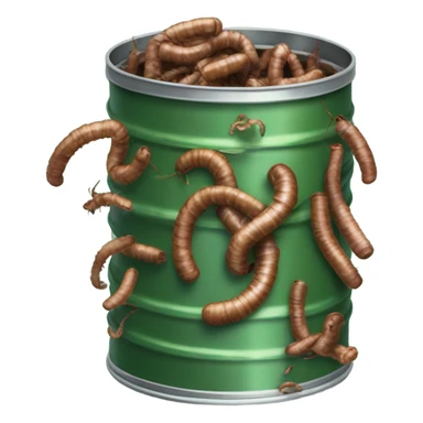 Can of worms sticker