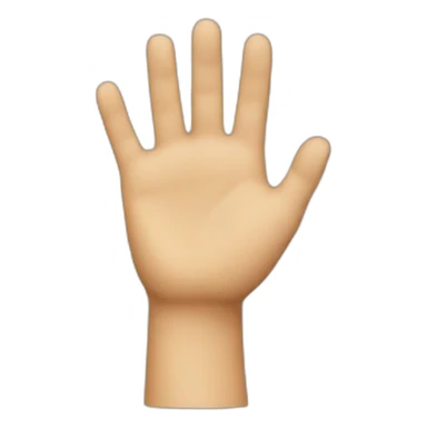 Italian hand sticker