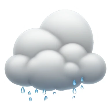 cloud with very fine rain sticker