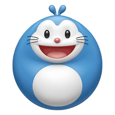 No don't create new emoji create the classic Doraemon sticker