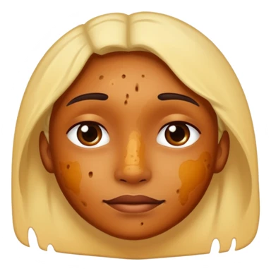 skin with hyperpigmentation sticker