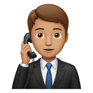 lawyer calling on the phone sticker