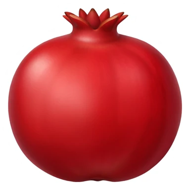 pomegranate fruit, simple, clear sticker