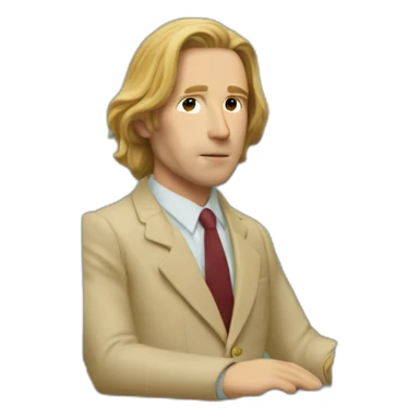 wes-anderson-at-a-computer sticker