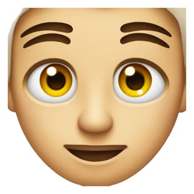 Eyes looking to the right  sticker