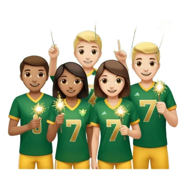 Apostas de futebol a dizer green faisca tips sticker