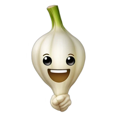 Garlic head thumbs up sticker